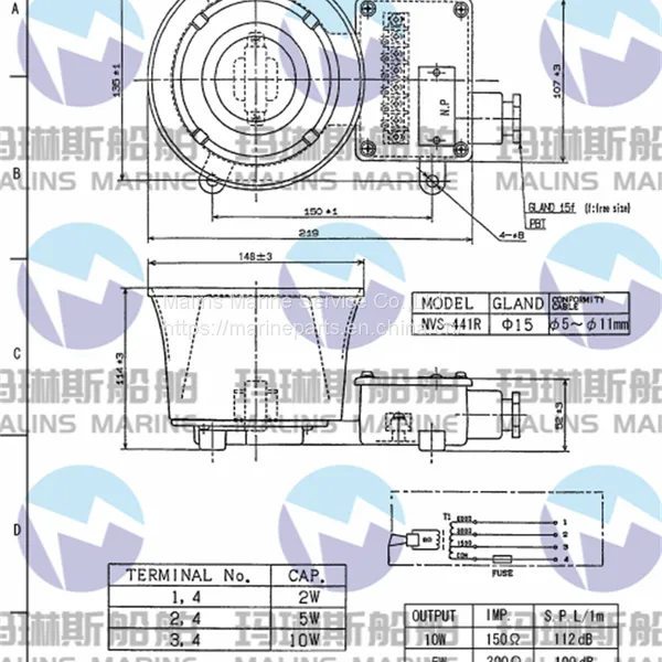 JRC NVS441R Unsaturated Polyester Microphone Connector Box photo-2