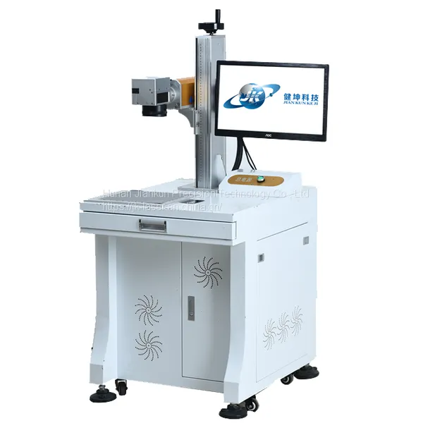 Metal Steel Copper Silver Aluminum Engraving 10w Fiber Laser Marking Machine