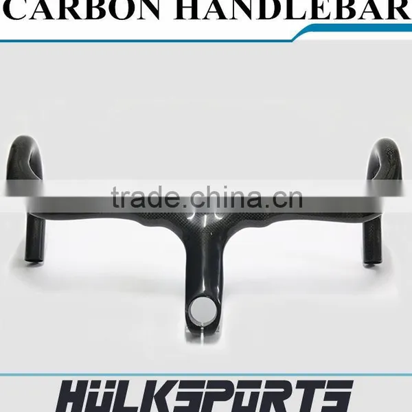 Factory Directly Supplier Carbon Road Handlebar 3K Glossy Finishing 420 mm * 90/100/110 Road Handlebar 700C Road Handle Bar photo-3