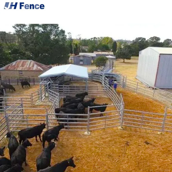 Competitive Price High Quality Hot Dipped Galvanized Livestock Yard Cattle Panel Heavy Duty Rural Fencing photo-6