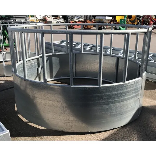 Bale Hay Automatic Feeder Wild Galvanized Animal Horse Stable Feeder Round Feeder Cast Iron photo-4