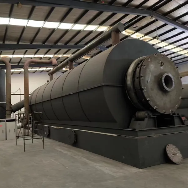 High Oil Yield Waste Tire/plastic to Fuel Oil Pyrolysis Recycling Machine for Sale
