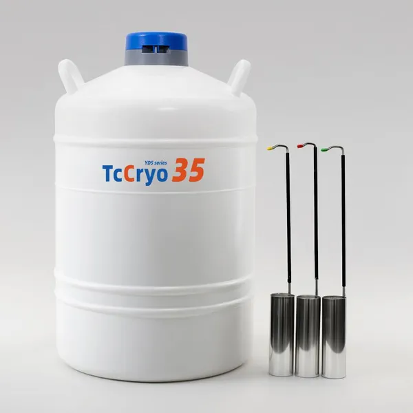Saudi Arabia 35L Sperm Container TcCryo Liquid Nitrogen Biological Container