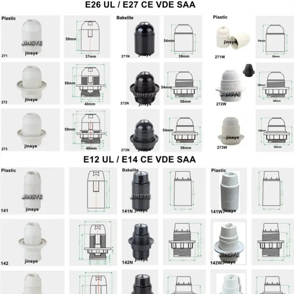 Customise White UL 3 Pin Plug US Power Cable Power Lamp Cord Sets Power Cords With Lamp Socket On Off Switch photo-5