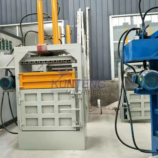 Coconut Shell Fiber Block Making Machine Vertical Jute Fiber Baling Machine EPC photo-2