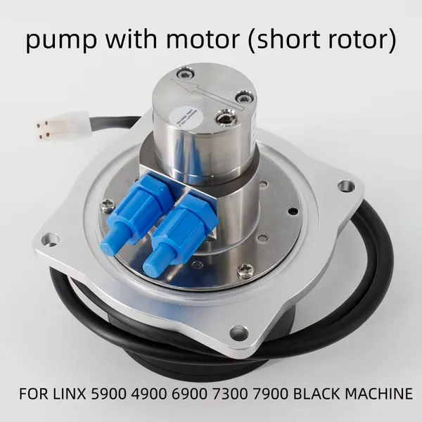 FA74316 Черный чернильный полный насос с двигателем MG/T Насосный узел Тонкое шестеренчатое колесо для линейного струйного кодирующего принтера LINX 5900 6900 7300 7900 4800
