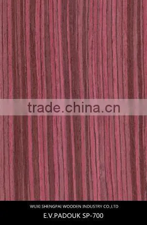 Artificial Colored Padouk Engineered Wood Veneer/russian Birch Venner for Furniture,door,floors ,other Decoration of Shengpai Supplier's Choice
