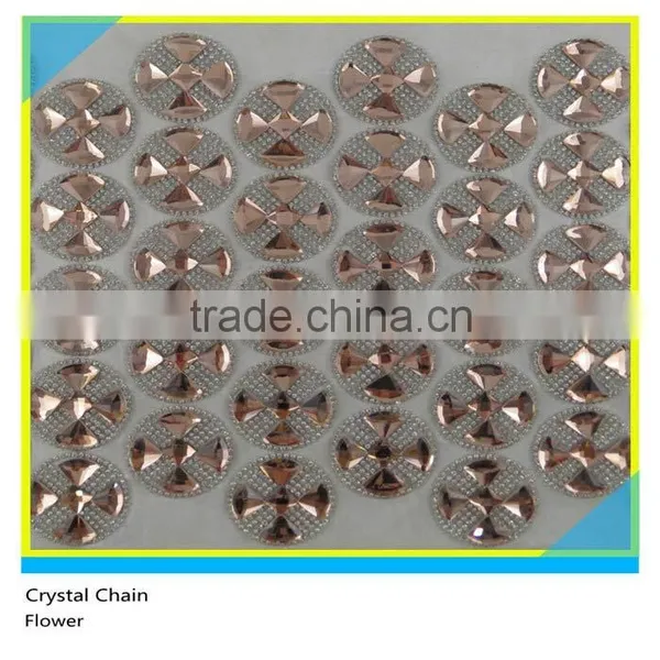 24*40 cm Round Ceramic Crystal Fabric Adhesive Sheets On Sale photo-3