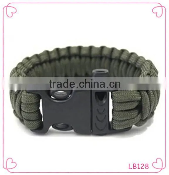 Promotion Outdoors Self Rescue Paracord Bracelet Survival Bracelets Woven Fashion Bracelet Quality Choice