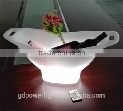 PE Plastic Fruit Tray With LED Light and Remote Control 6530E photo-2