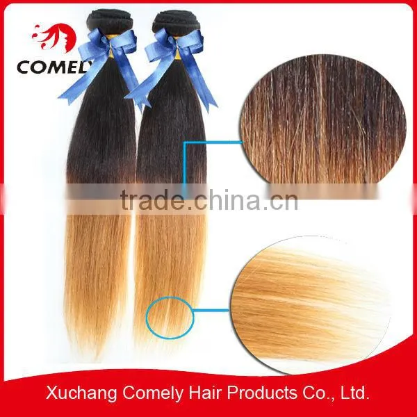 Wholesale Ombre Brazilian Hair Ombre Straight Hair Two Tone Human Hair Extensions Brazilian Ombre Hair photo-2
