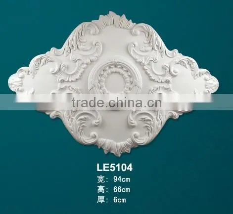 Elegant Round Decorative PU Ceiling Rose photo-2