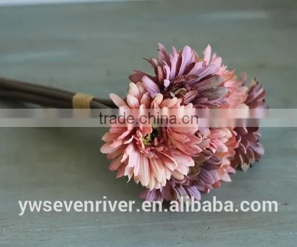 Rural Rural Household Floral Bride Holding Flowers Artificial Flowers Simulation Silk Flowers Picked Bundle of African Chrysanth
