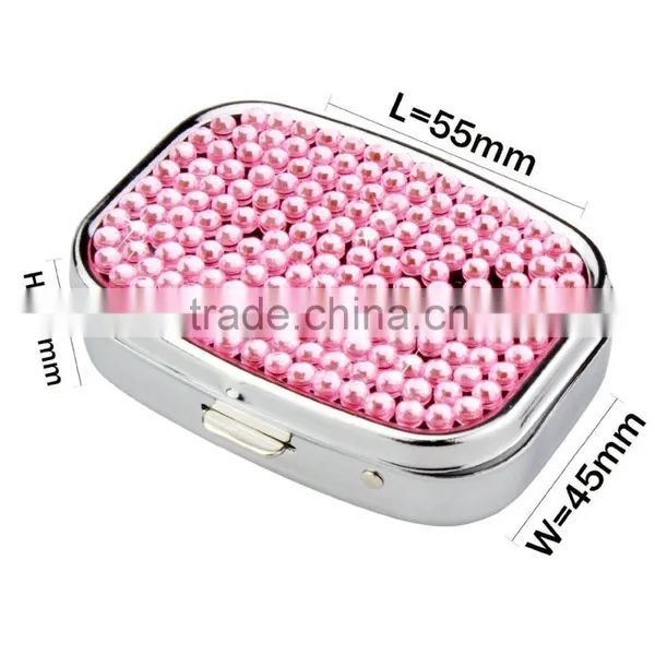 Bling Crystal Pill Case / Pill Organizer / Pill Container photo-4