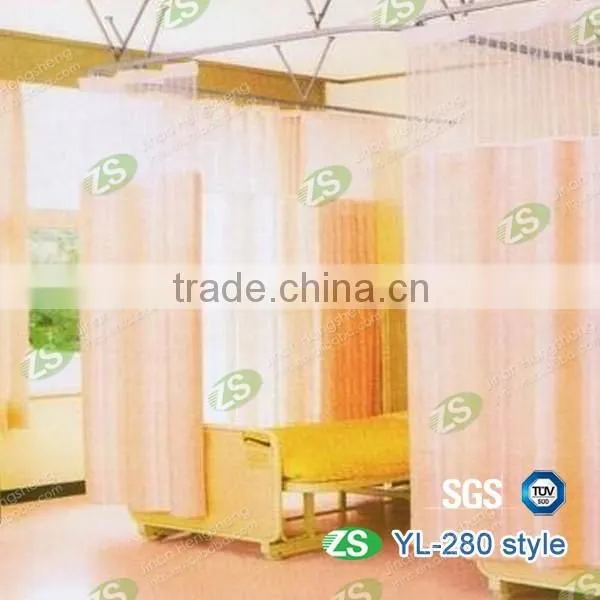Waterproof and Flame Retardant Polyester Beautiful Print Hospital Bed Screen Curtain Fabric Quality Choice photo-2