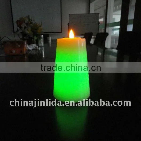 Flameless Candle,holiday Led Candle,scented Candle With Timer ,color Changing Led Candle,blow On/off photo-5