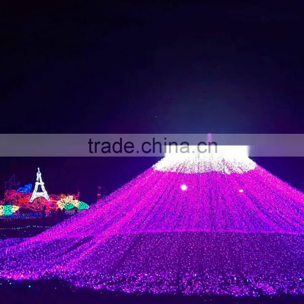 Fullbell 200 LED Wedding Fairy Mesh Net Lighting Outdoor Twinkle Led Christmas Net Lights Blue photo-6