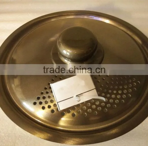 Aluminum Parini Nonstick Ceramic Casserole Pot Italy Noodle Pot With Hole Lid photo-2
