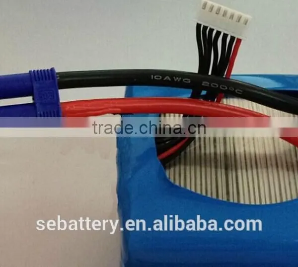 UAV Battery Lithium Polymer Battery Pack 6S 22.2V 15000mAh 30C