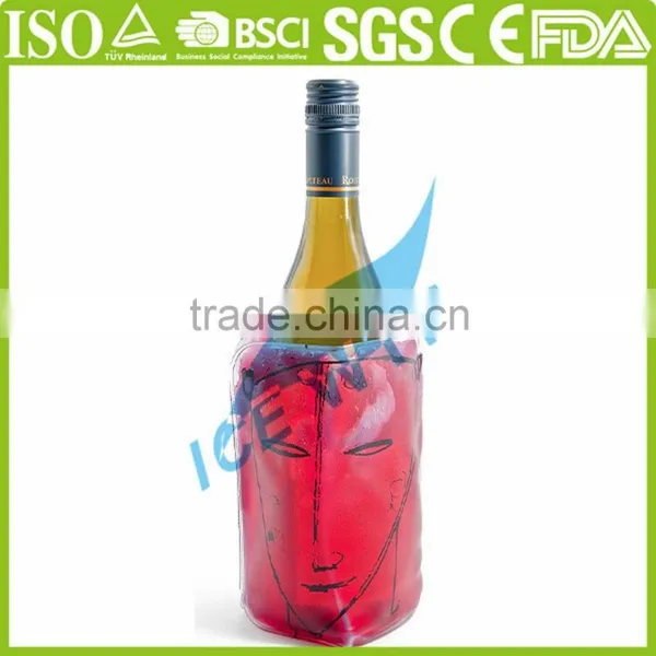 Portable Gel Wine Bottle Cooler Freezer Instant Decanter Chiller Pack Ice Bucket photo-5