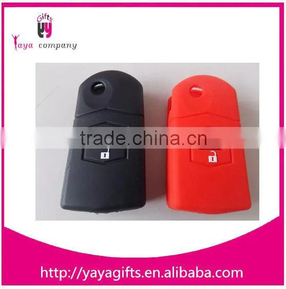 silicone car key protective cover for mazda car key