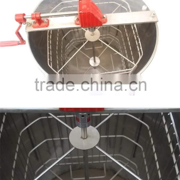 4 Frame Manual Honey Extractor Stainless Steel Honey Extractor for Apiculture photo-2