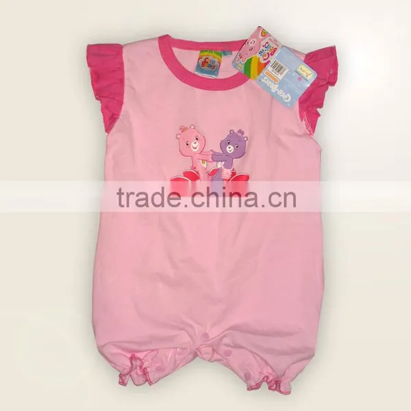 Hot Sale Cotton Summer Baby Clothing Girl Baby Romper photo-3