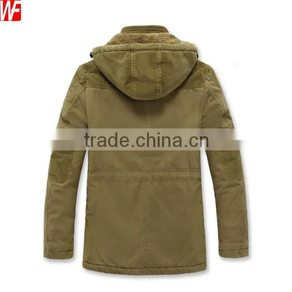 High Quality Mens Winter Jacket Coat Casual Cotton-padded Mens Coat photo-6
