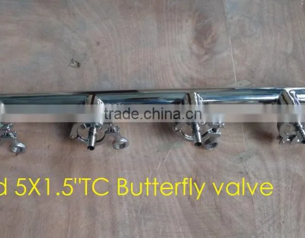 Stainless Steel Keg Filling Manifold