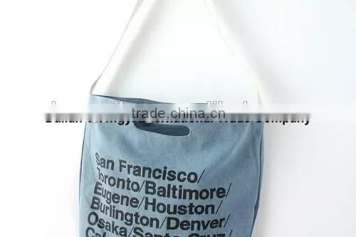 #4res Uable Softback Organic Cotton Denim Bag Price photo-2