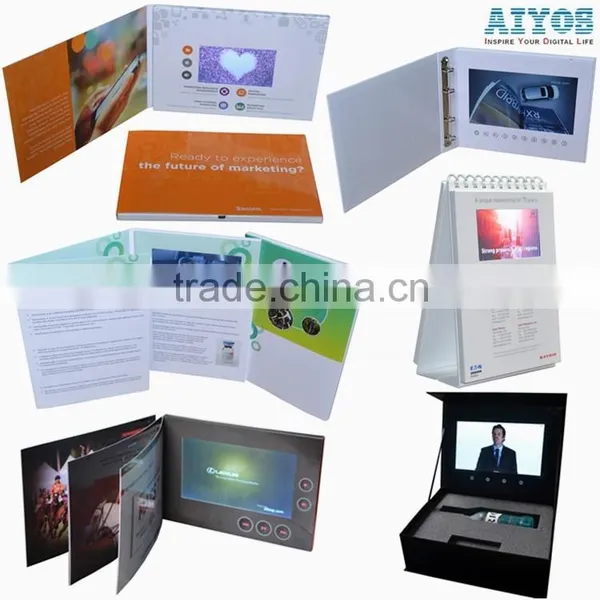 PVC Business Cards With Lcd Screen 2.4"/2.8"/4.3"/5"/7"/10" Custom Video Greeting Card photo-5