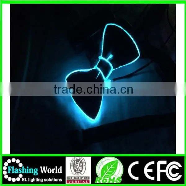 Selling Well All Over the World Bright in Colour Led Event Party Bow Tie photo-5