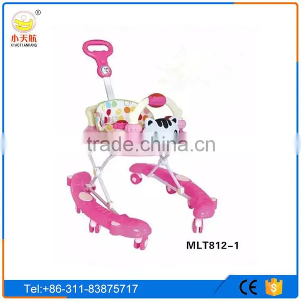 Hot Selling Lovely Baby Walker With Light and Music/Cheap 8 Wheels Baby Walker photo-5