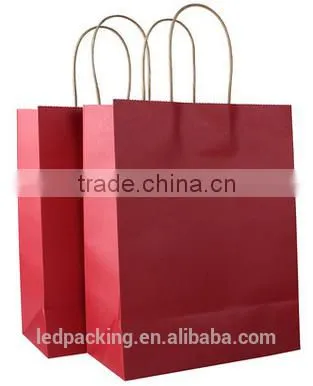 Beautiful Kraft Paper Bag for Packing Shirt Gift photo-3