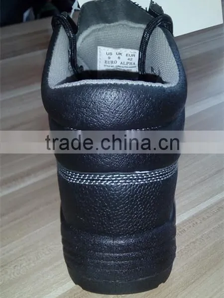 Men Genunine Leather Safety Shoes With Steel Toe, WT-2006 photo-4