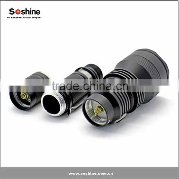 Original Soshine TC6CS LED 960 Lumens 18650 Rechargeable Tactical Led Flashlight Torch photo-3