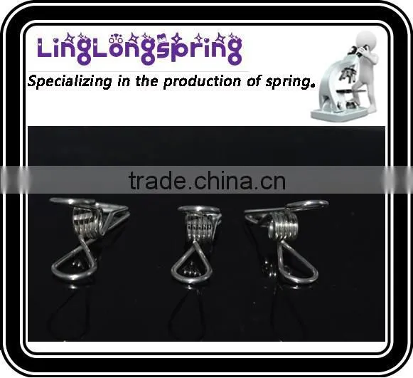 Strong Spiral Coil Torsion Spring Clip photo-4