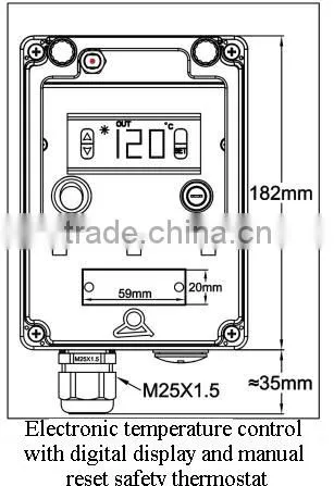 Type 9STB, Immersion Heaters With 182mm x 130mm x 120mm Plastic Enclosure photo-6