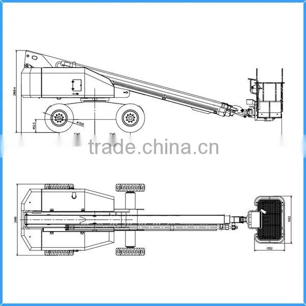 Building Cleaning Equipment 20M Hydraulic Cherry Picker With CE Certification photo-2