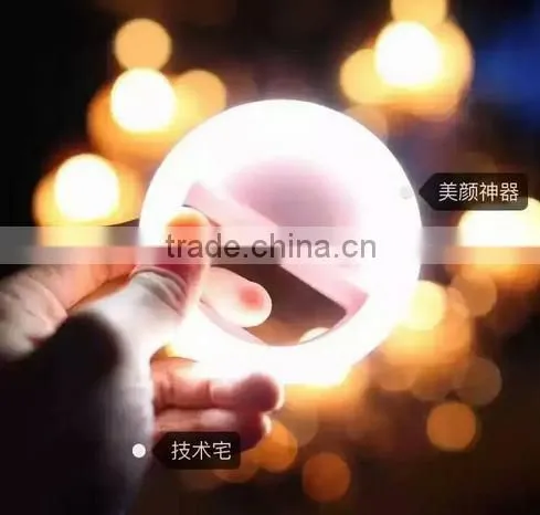 Guangdong Manufacturer Brand LEDs Rechargeable Ring LED Selfie Flash Light photo-5