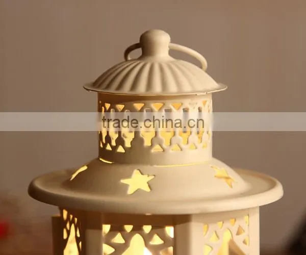 European-style Metal Candle Holder,iron Candlestick Lantern photo-3