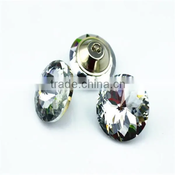 Crystal Sofa Buttons for Furniture/2016 Fashing Crystal Buttons/2016 New Factory Direct Selling Round Glass Buttons Quality Choice photo-2