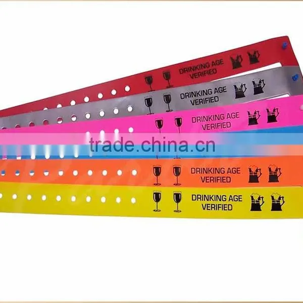 Promo Removable Tabs Vinyl Wristband With Logo Print photo-4