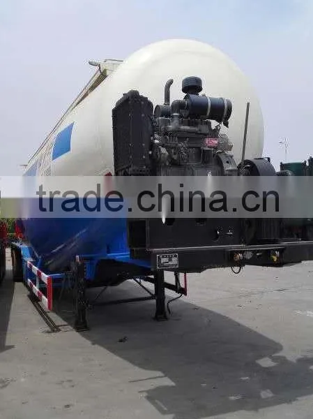 Steel Material 60cbm 3 Axle 50 Tons Bulk Powder Tractor Trailers photo-2