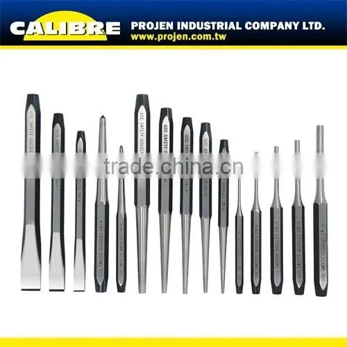 CALIBRE 16pc Punch & Chisel Set Centre Punch photo-2