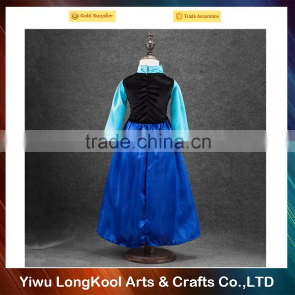 Hot Sale Wholesale Cosplay Frozen Elsa Dress Luxury Chiffon Girl Dress photo-4