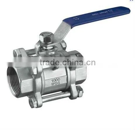 2 Pcs Stainless Steel Ball Valve Floating Ball Valve