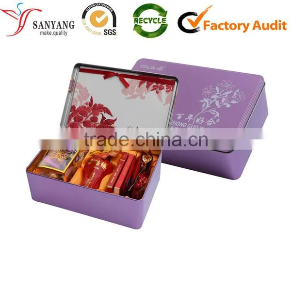 New Endearing Metal Tin Butter Fly Wedding Candy Chocolate Packaging Box Supplier's Choice photo-2