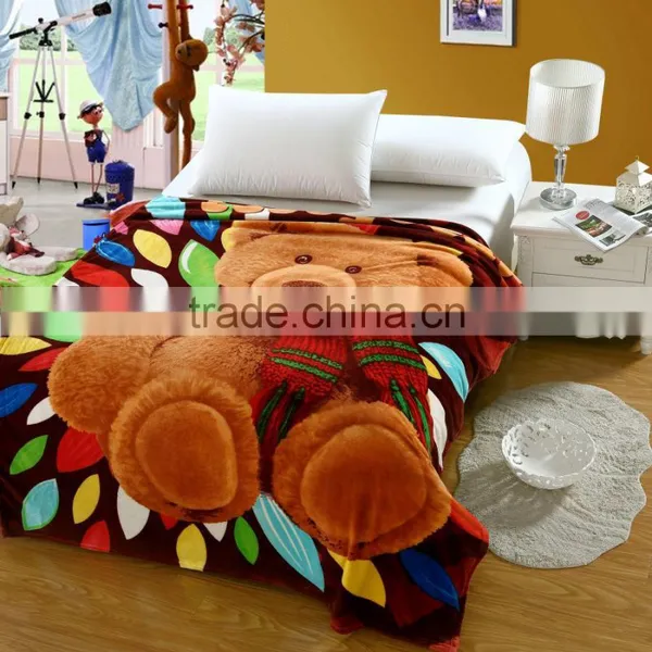 100% Polyester Different Color Types of Blanket