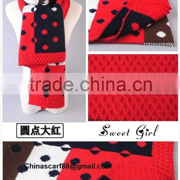 Dot Stitching Scarves Wholesale photo-3
